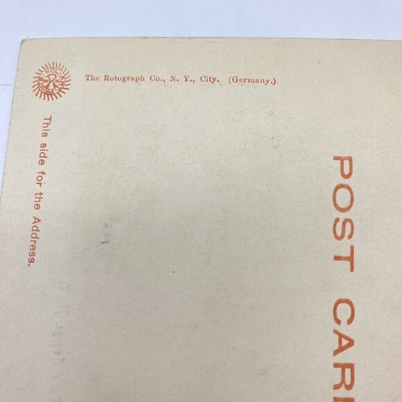 Vtg Lake George NY Postcard Black Mt From Paradise Bay Canoeing Undivided Back - Picture 8 of 9